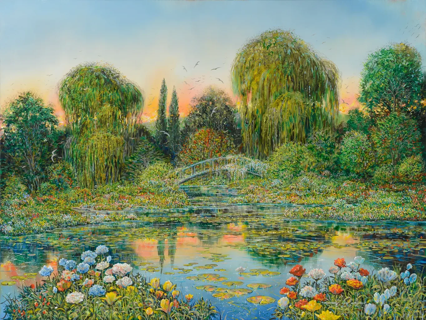 Giverny Morning Hues