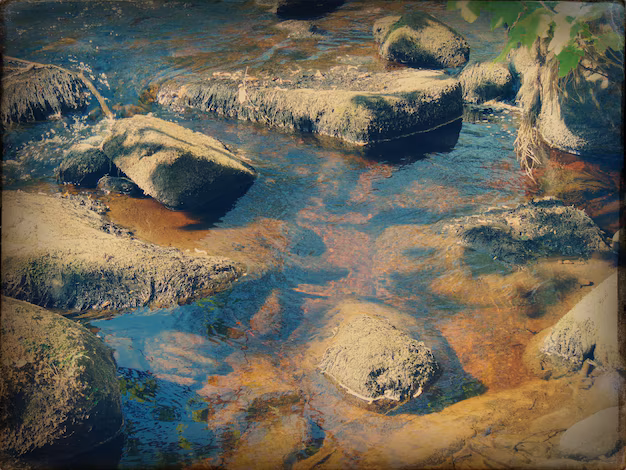 close up river