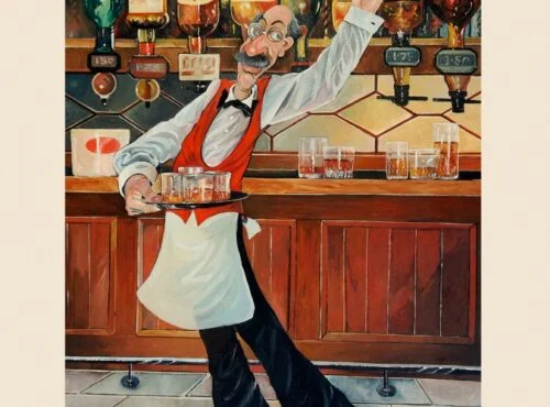 Whisky Galore Famous Scottish painting
